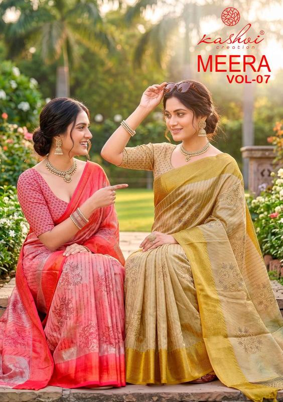 Kashvi meera vol 7 saree prices and discounts available